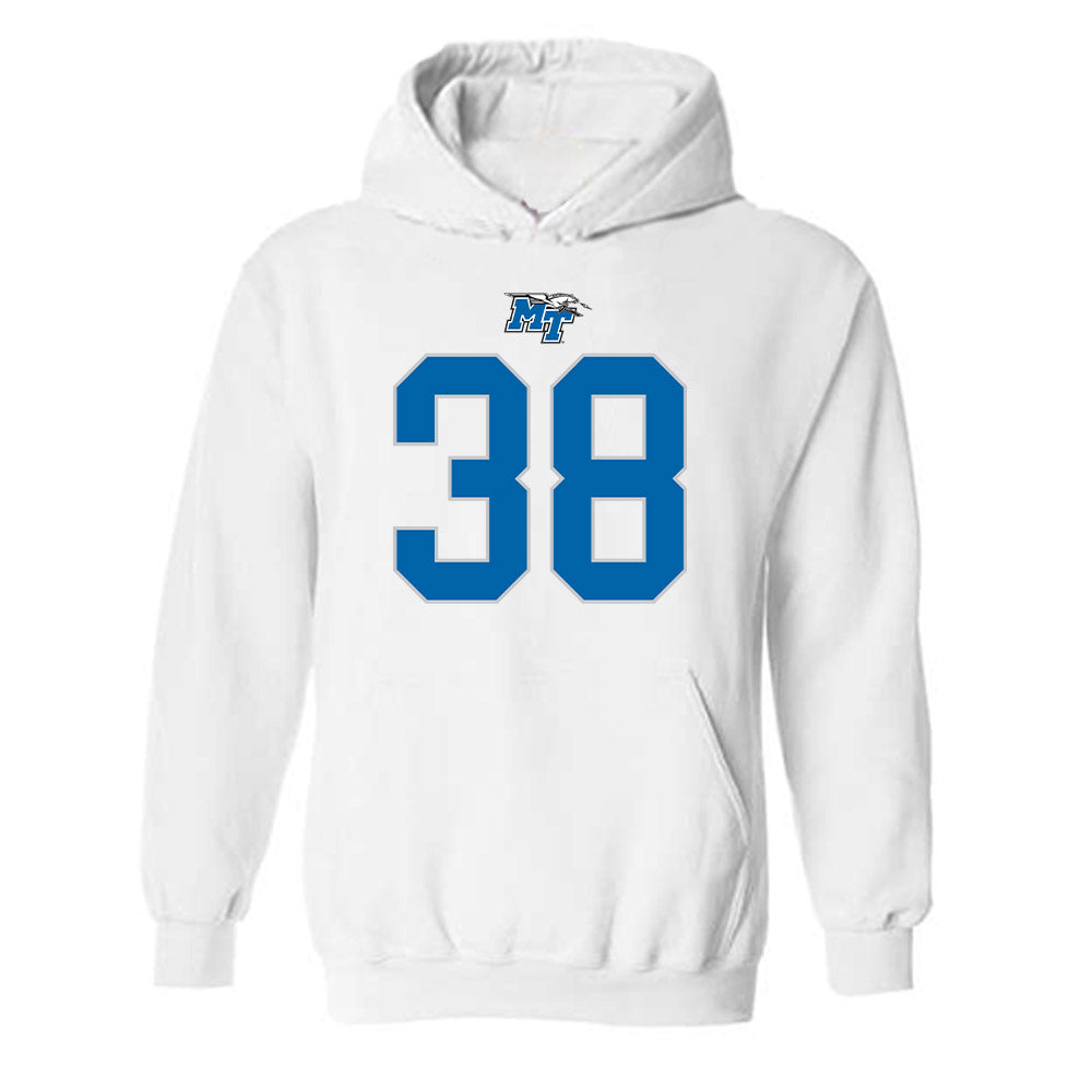 MTSU - NCAA Football : Locke Kennedy - Replica Shersey Hooded Sweatshirt-0