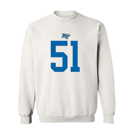 MTSU - NCAA Football : Shane Rochelle - Replica Shersey Crewneck Sweatshirt-0