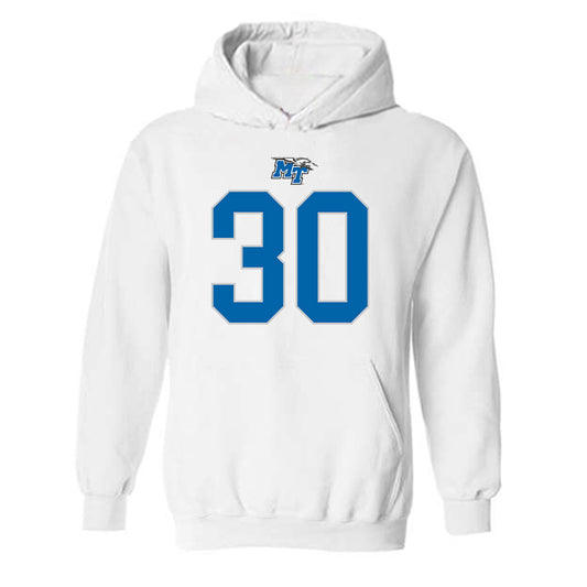 MTSU - NCAA Football : Rob Lathon Jr - Replica Shersey Hooded Sweatshirt-0