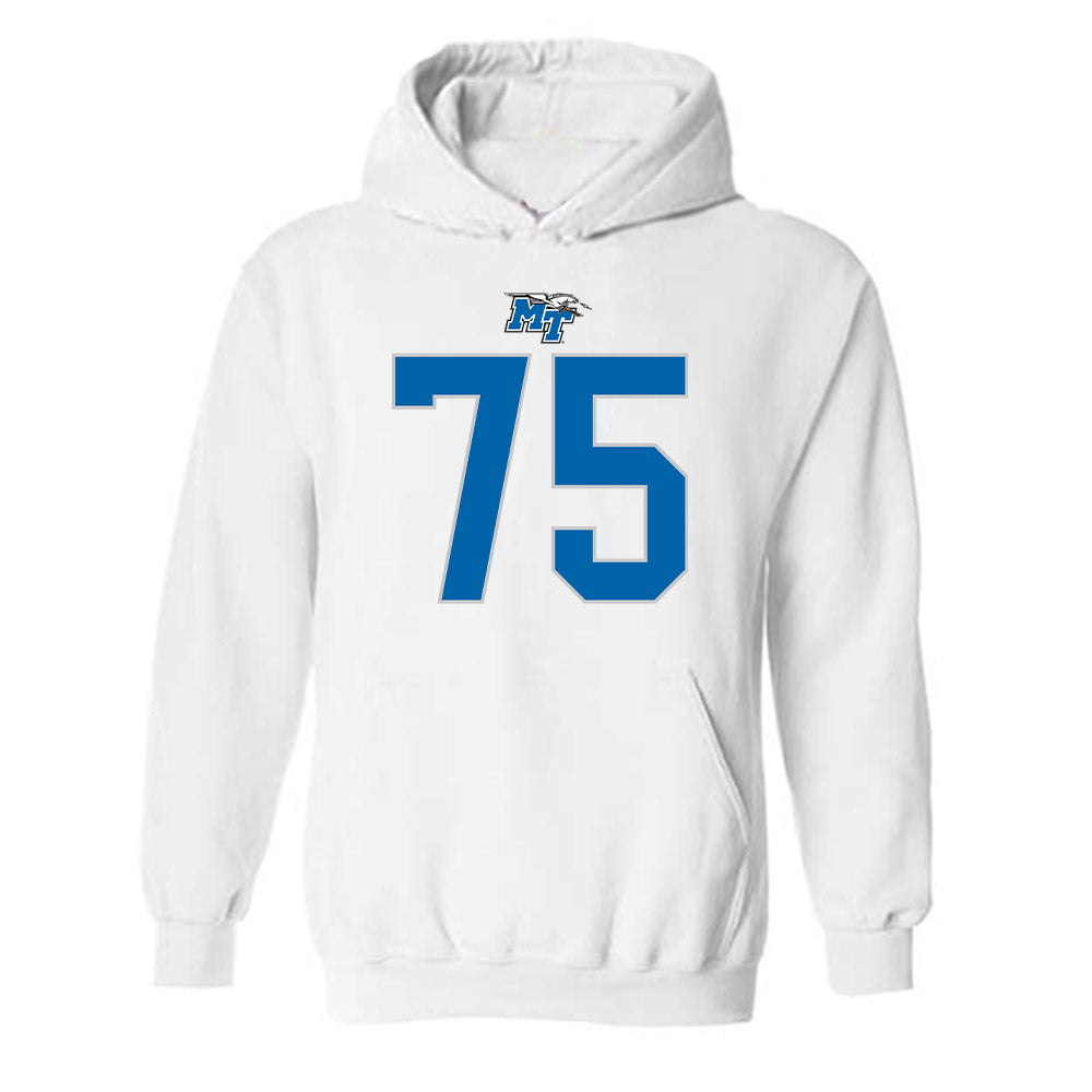MTSU - NCAA Football : Reese Tripp - Replica Shersey Hooded Sweatshirt-0
