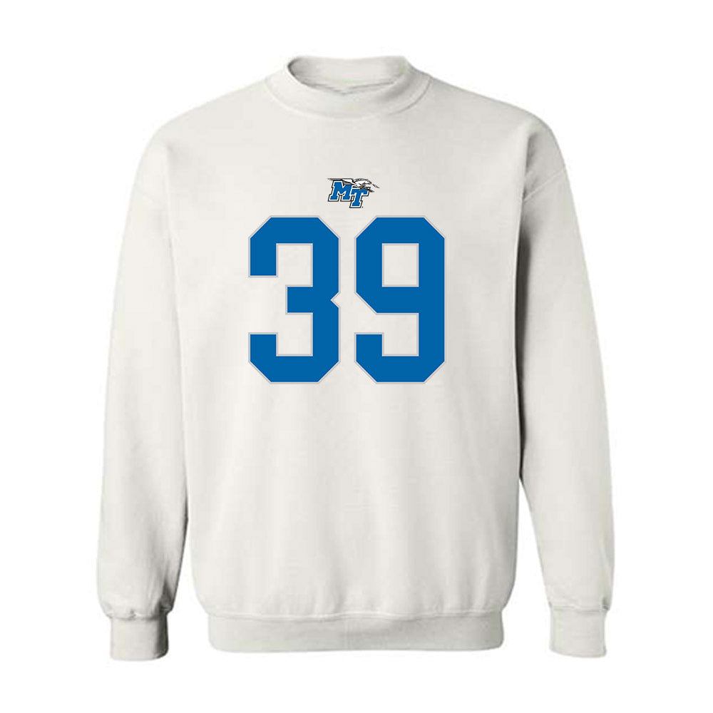 MTSU - NCAA Football : Evan Poticher - Replica Shersey Crewneck Sweatshirt-0