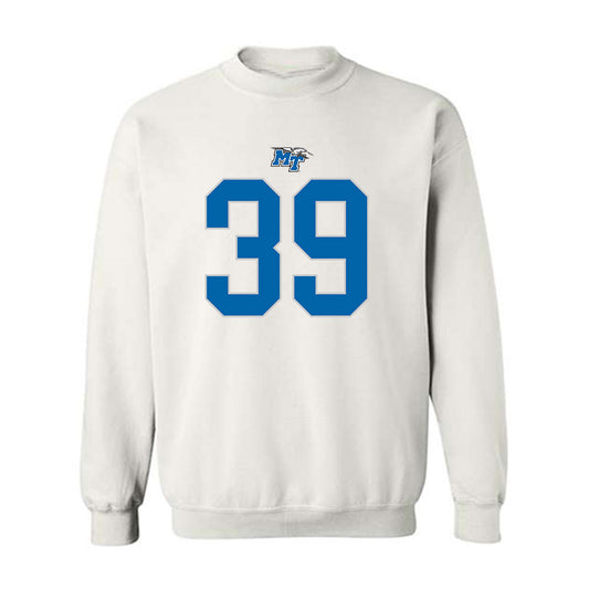 MTSU - NCAA Football : Evan Poticher - Replica Shersey Crewneck Sweatshirt-0