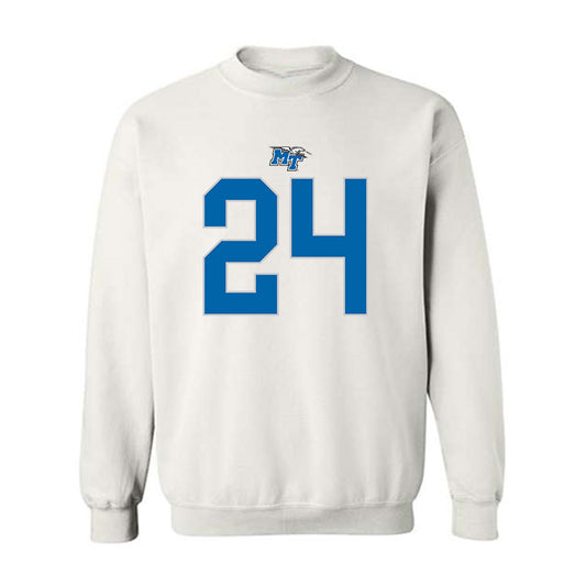 MTSU - NCAA Football : Camari Hall - Replica Shersey Crewneck Sweatshirt-0