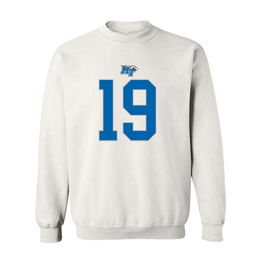 MTSU - NCAA Football : Kason Stokes - Replica Shersey Crewneck Sweatshirt-0