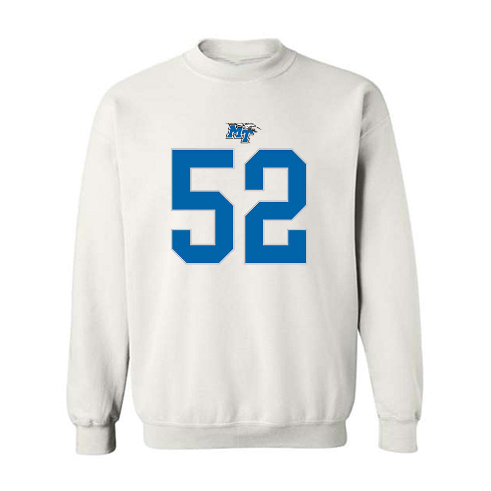 MTSU - NCAA Football : Micah Smith - Replica Shersey Crewneck Sweatshirt-0