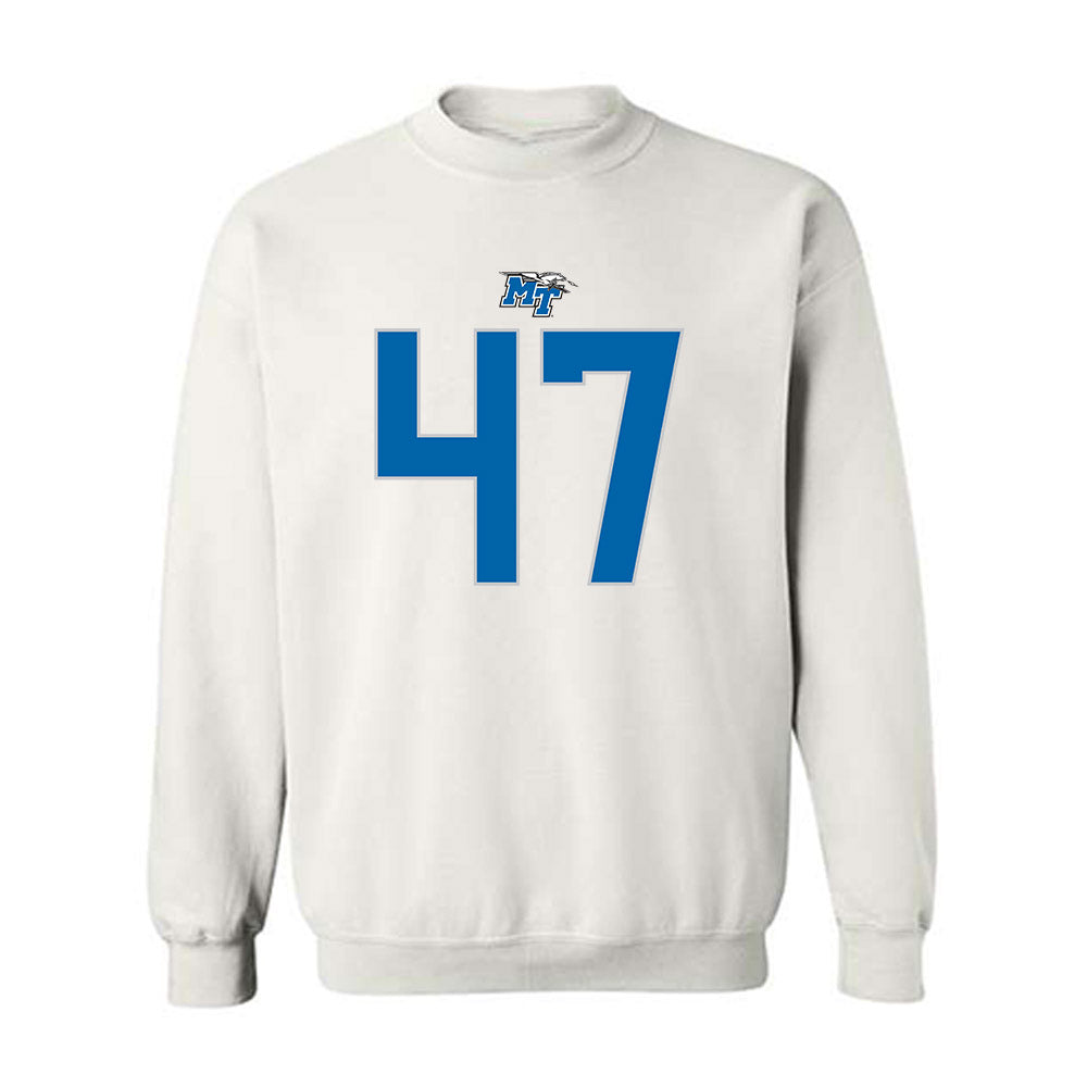 MTSU - NCAA Football : Chayce Smith - Replica Shersey Crewneck Sweatshirt-0