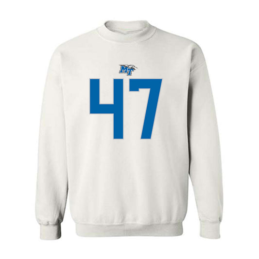 MTSU - NCAA Football : Chayce Smith - Replica Shersey Crewneck Sweatshirt-0