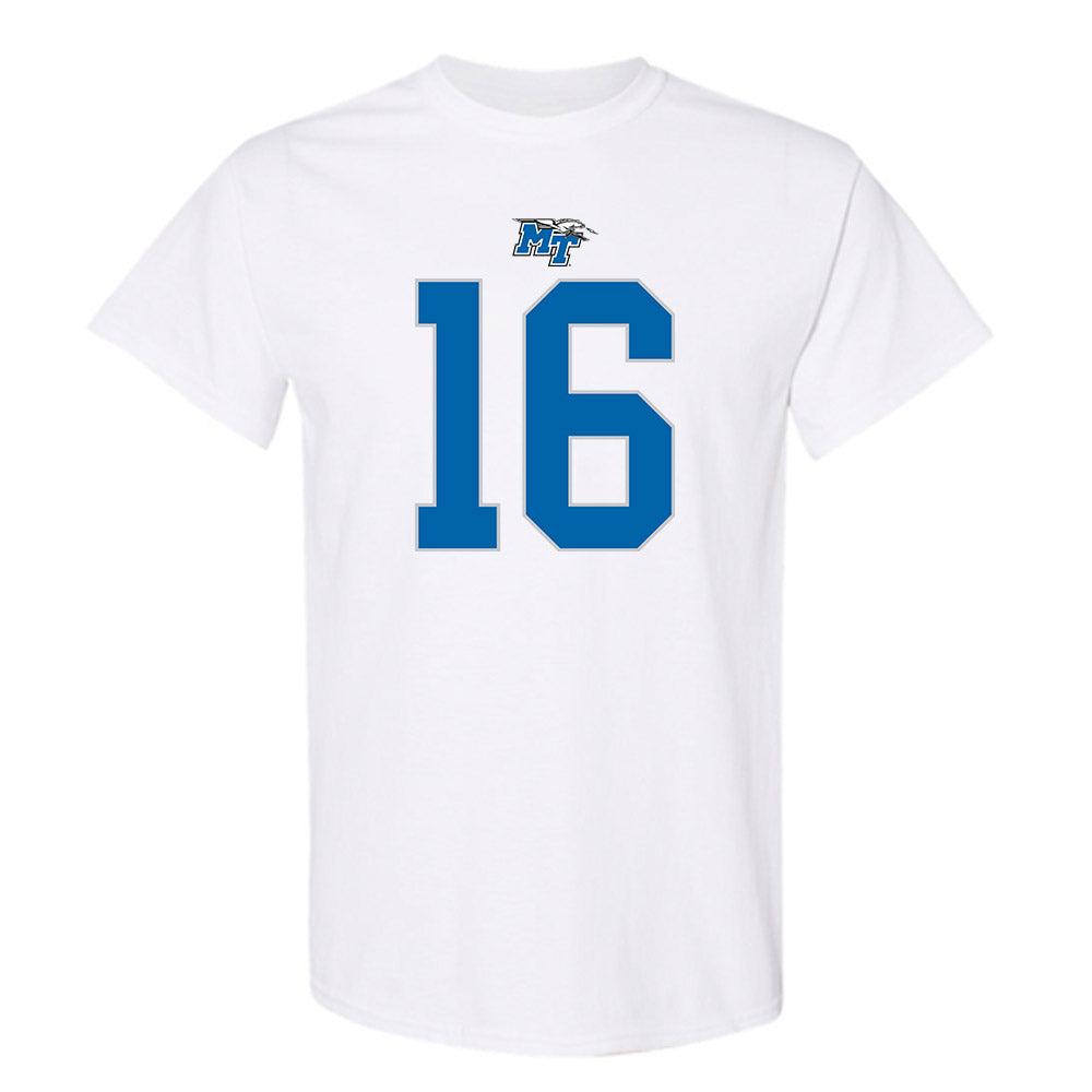 MTSU - NCAA Football : Jaiyden Thompson - Replica Shersey T-Shirt-0