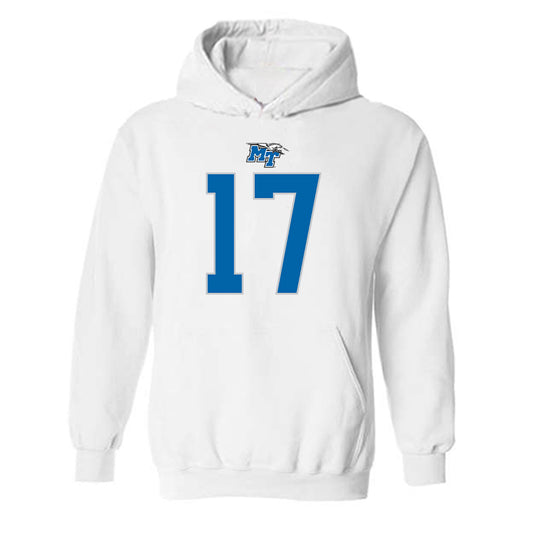 MTSU - NCAA Football : Bryson Maddox - Replica Shersey Hooded Sweatshirt-0