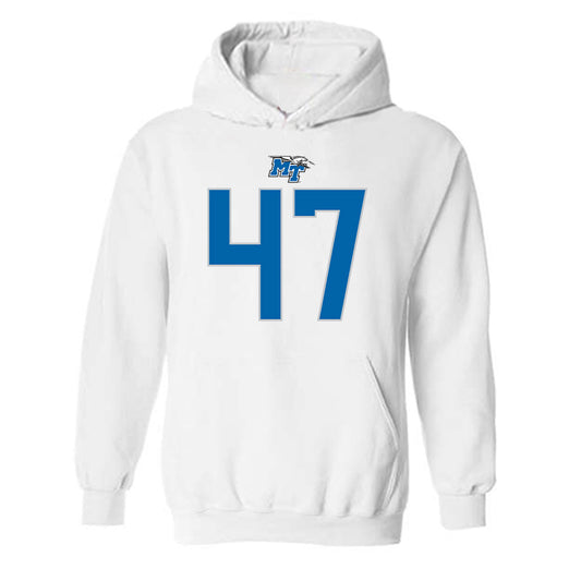 MTSU - NCAA Football : Chayce Smith - Replica Shersey Hooded Sweatshirt-0