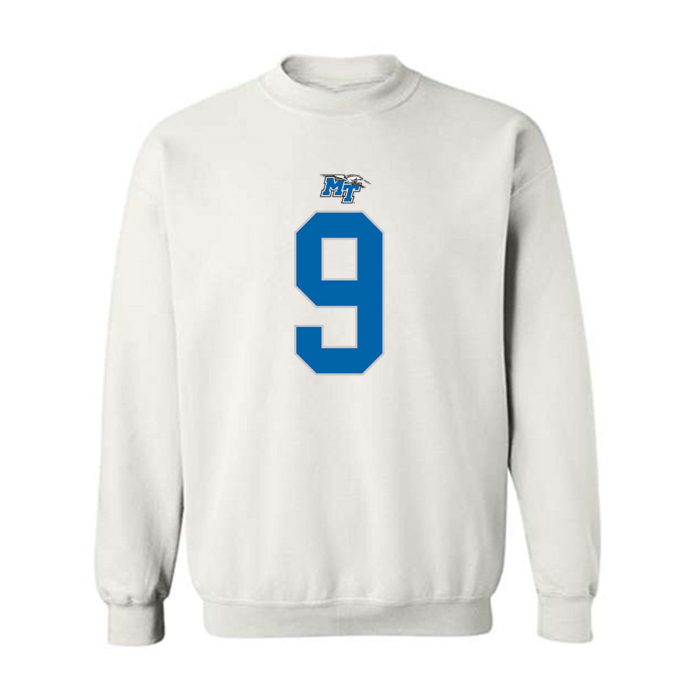 MTSU - NCAA Football : Terrence Brown - Replica Shersey Crewneck Sweatshirt-0