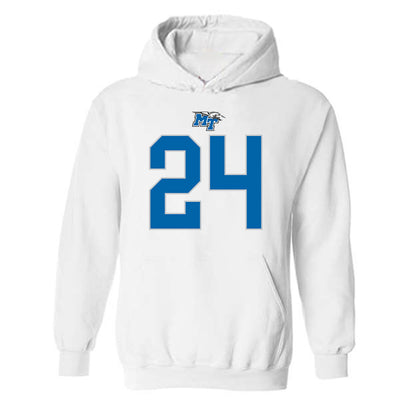 MTSU - NCAA Football : Camari Hall - Replica Shersey Hooded Sweatshirt-0