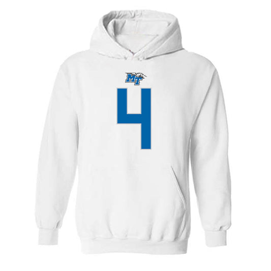 MTSU - NCAA Football : Tyree Patterson - Replica Shersey Hooded Sweatshirt-0