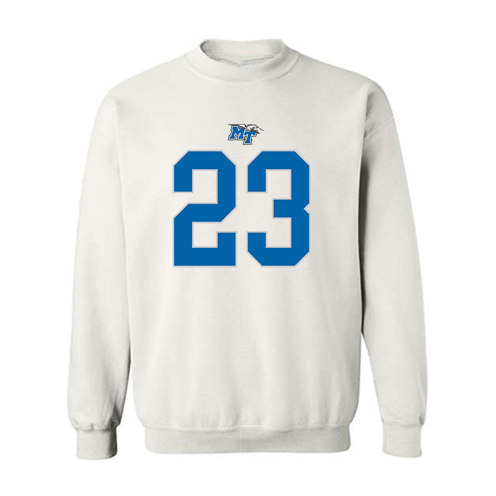 MTSU - NCAA Football : Malachi Steele - Replica Shersey Crewneck Sweatshirt-0