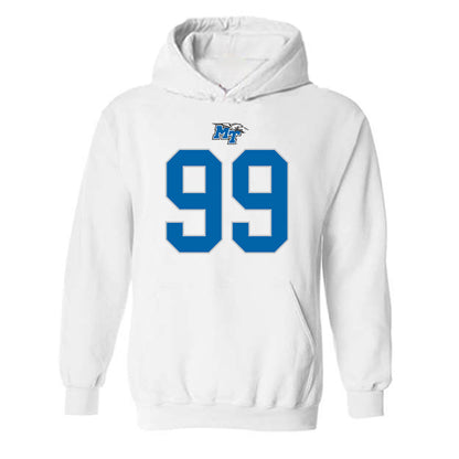 MTSU - NCAA Football : Archie Roseman V - Replica Shersey Hooded Sweatshirt-0