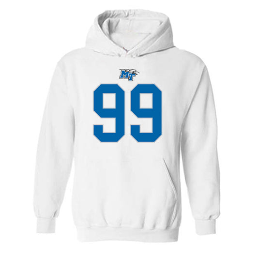 MTSU - NCAA Football : Archie Roseman V - Replica Shersey Hooded Sweatshirt-0