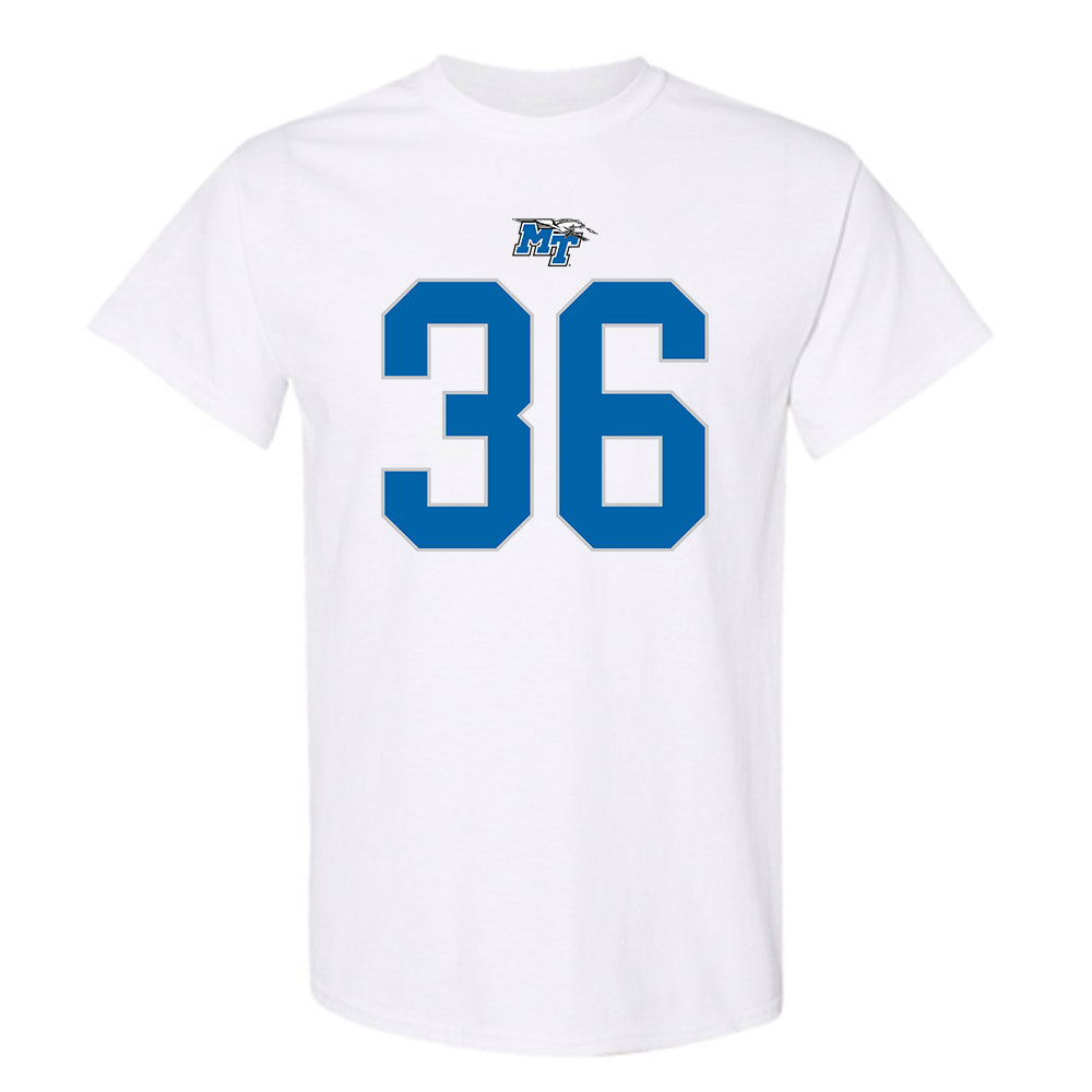 MTSU - NCAA Football : Christopher Ragans - Replica Shersey T-Shirt-0