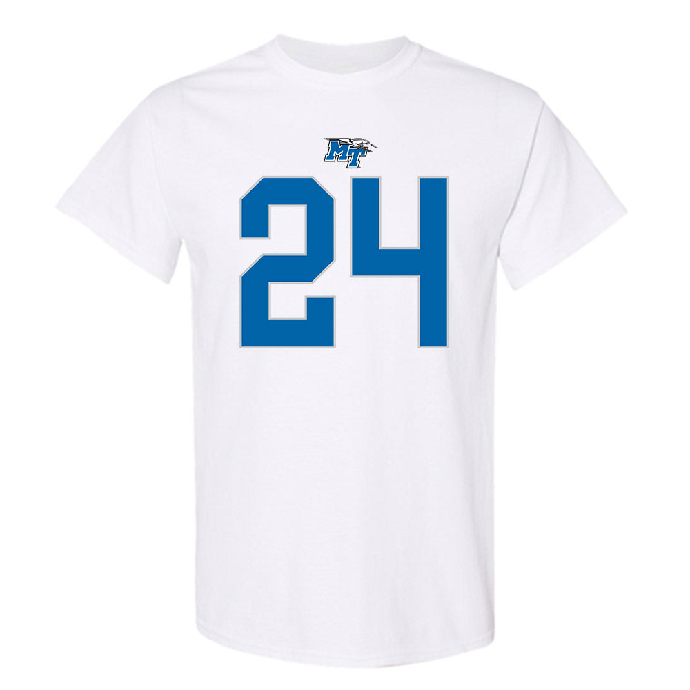 MTSU - NCAA Football : Camari Hall - Replica Shersey T-Shirt-0