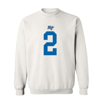 MTSU - NCAA Football : Jackson Lowe - Replica Shersey Crewneck Sweatshirt-0