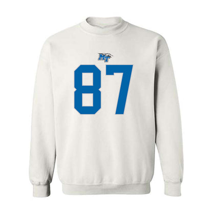MTSU - NCAA Football : Chase Davis - Replica Shersey Crewneck Sweatshirt-0