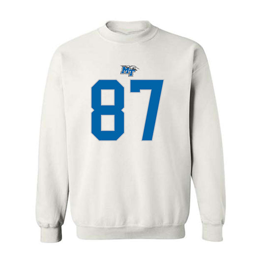 MTSU - NCAA Football : Chase Davis - Replica Shersey Crewneck Sweatshirt-0