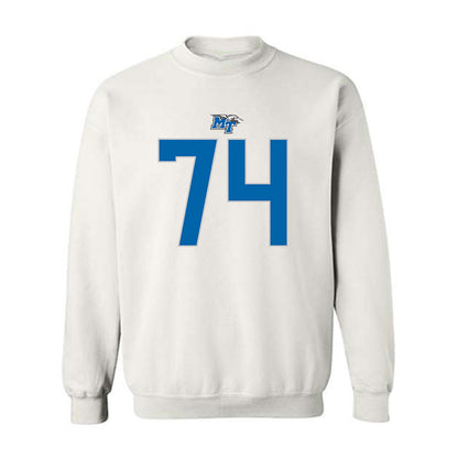 MTSU - NCAA Football : Jonathan Waller - Replica Shersey Crewneck Sweatshirt-0
