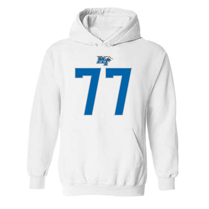 MTSU - NCAA Football : Diego Blattler - Replica Shersey Hooded Sweatshirt-0