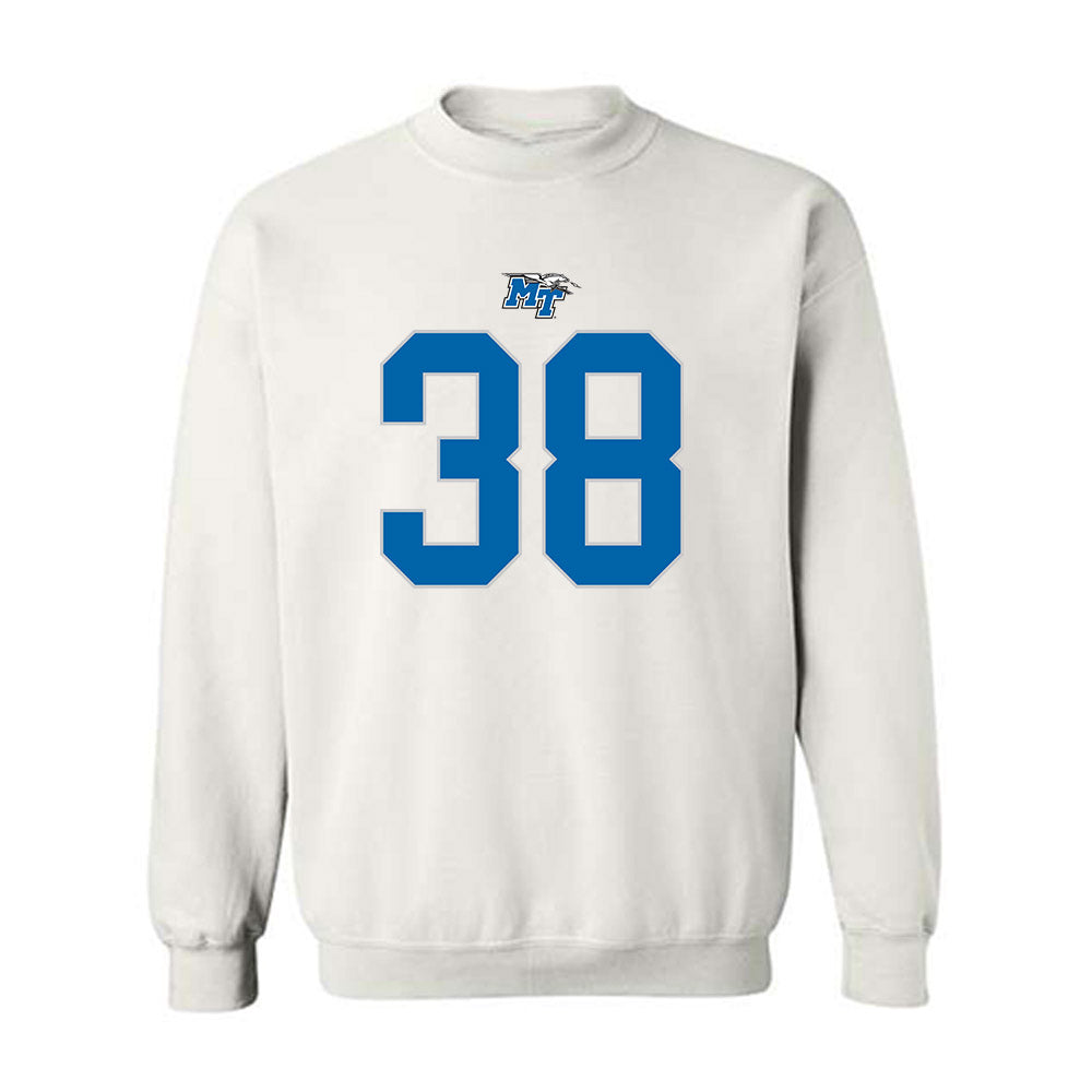 MTSU - NCAA Football : Locke Kennedy - Replica Shersey Crewneck Sweatshirt-0