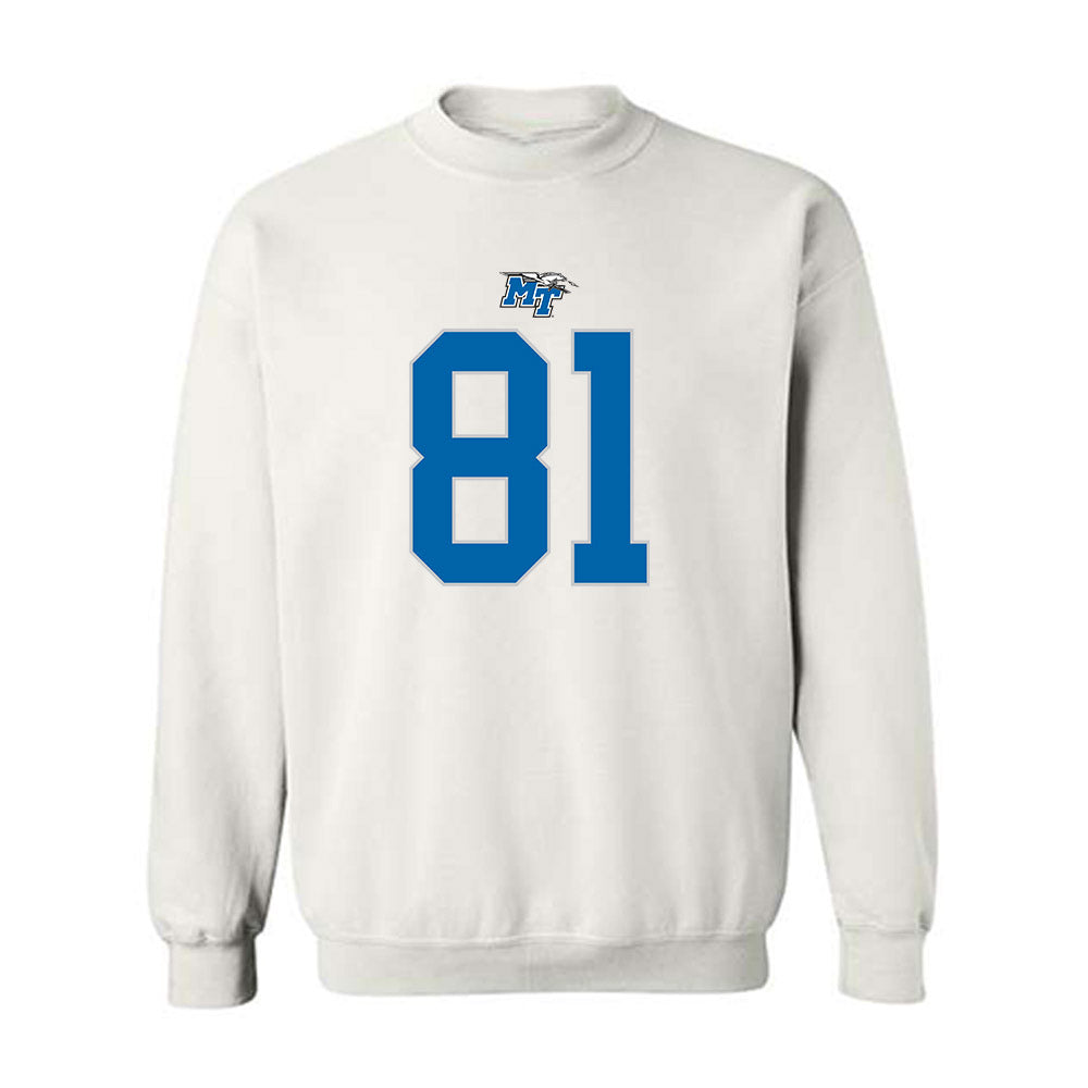 MTSU - NCAA Football : Wilson Hodges - Replica Shersey Crewneck Sweatshirt-0