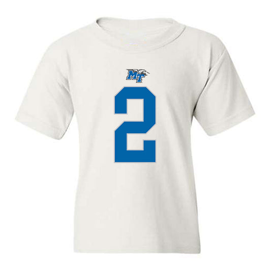MTSU - NCAA Football : Jackson Lowe - Replica Shersey Youth T-Shirt-0