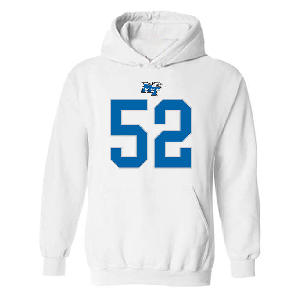 MTSU - NCAA Football : Micah Smith - Replica Shersey Hooded Sweatshirt-0