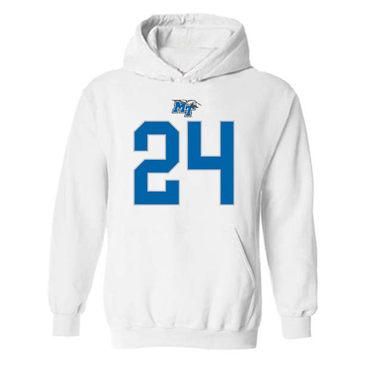 MTSU - NCAA Football : Camari Hall - Replica Shersey Hooded Sweatshirt-0