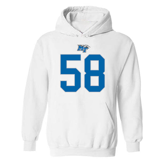MTSU - NCAA Football : Trevaris Edwards - Replica Shersey Hooded Sweatshirt-0