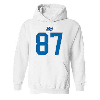 MTSU - NCAA Football : Chase Davis - Replica Shersey Hooded Sweatshirt-0