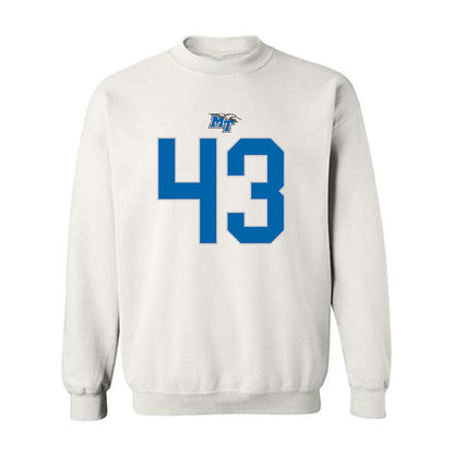 MTSU - NCAA Football : Aidan Butts - Replica Shersey Crewneck Sweatshirt-0