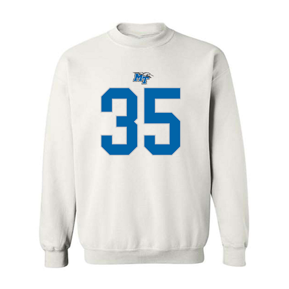 MTSU - NCAA Football : Ashton Jones - Replica Shersey Crewneck Sweatshirt-0