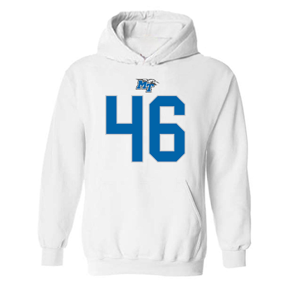 MTSU - NCAA Football : Reggie Johnson - Replica Shersey Hooded Sweatshirt-0