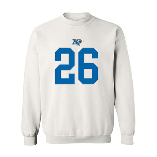 MTSU - NCAA Football : Korey Smith - Replica Shersey Crewneck Sweatshirt-0