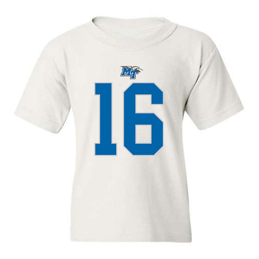 MTSU - NCAA Football : Jaiyden Thompson - Replica Shersey Youth T-Shirt-0