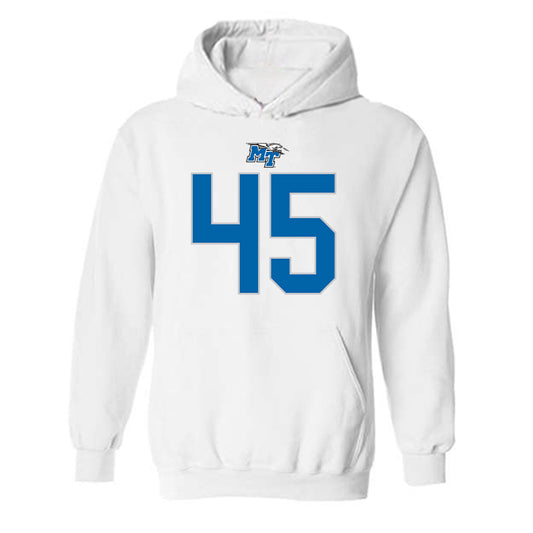 MTSU - NCAA Football : Jayden Arenas-Michel - Replica Shersey Hooded Sweatshirt-0