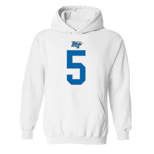 MTSU - NCAA Football : Dyson McCutcheon - Replica Shersey Hooded Sweatshirt-0