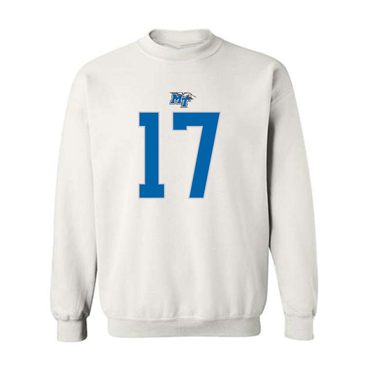 MTSU - NCAA Football : Bryson Maddox - Replica Shersey Crewneck Sweatshirt-0