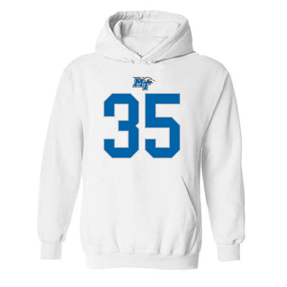 MTSU - NCAA Football : Ashton Jones - Replica Shersey Hooded Sweatshirt-0