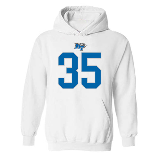 MTSU - NCAA Football : Ashton Jones - Replica Shersey Hooded Sweatshirt-0