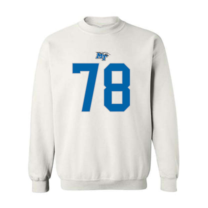 MTSU - NCAA Football : Kyle Larkin - Replica Shersey Crewneck Sweatshirt-0