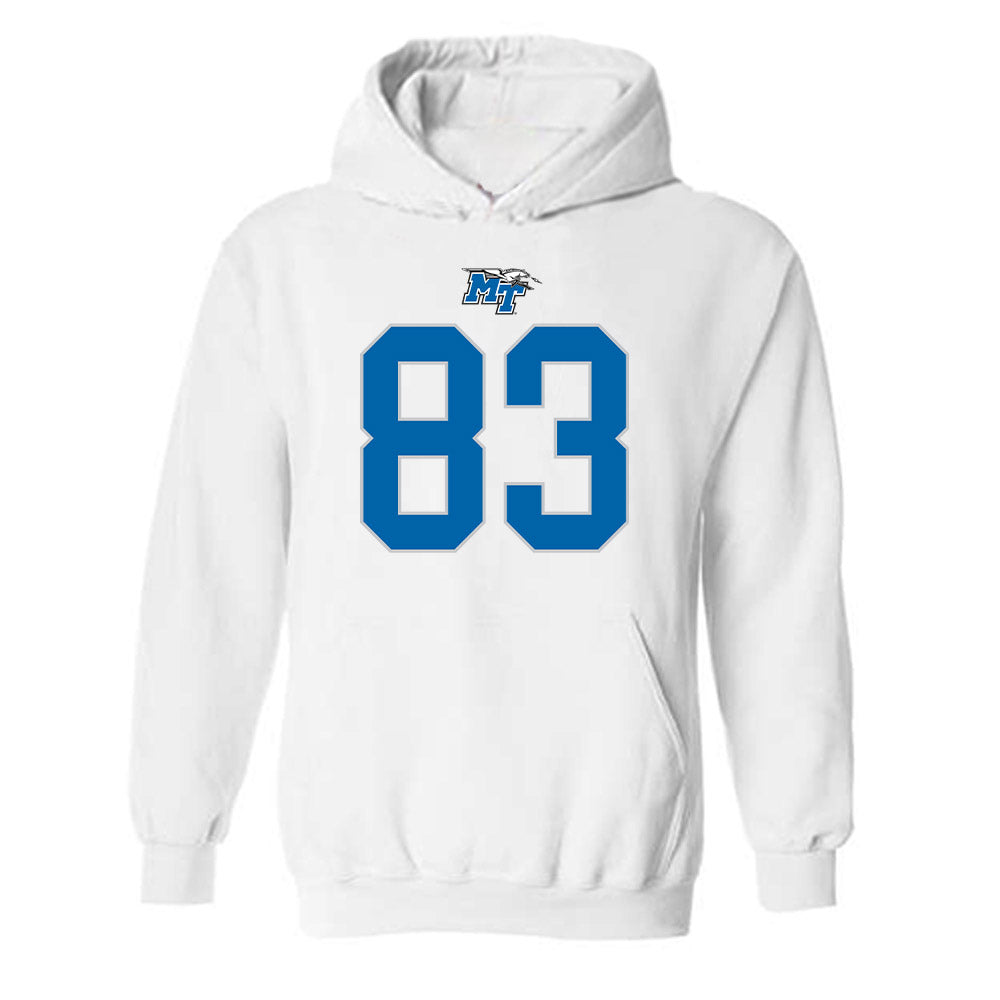MTSU - NCAA Football : Koraun Perdue - Replica Shersey Hooded Sweatshirt-0