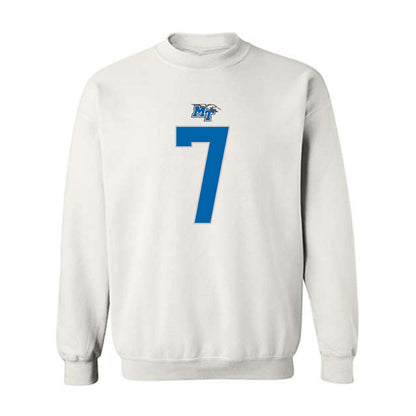 MTSU - NCAA Football : Christofer Noble - Replica Shersey Crewneck Sweatshirt-0