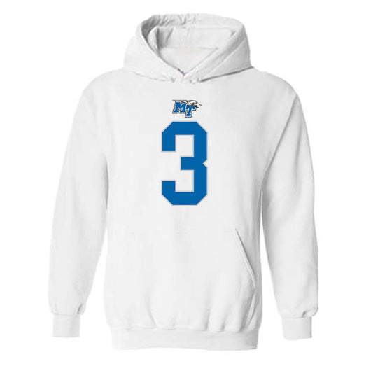 MTSU - NCAA Football : Cam Lacy - Replica Shersey Hooded Sweatshirt-0