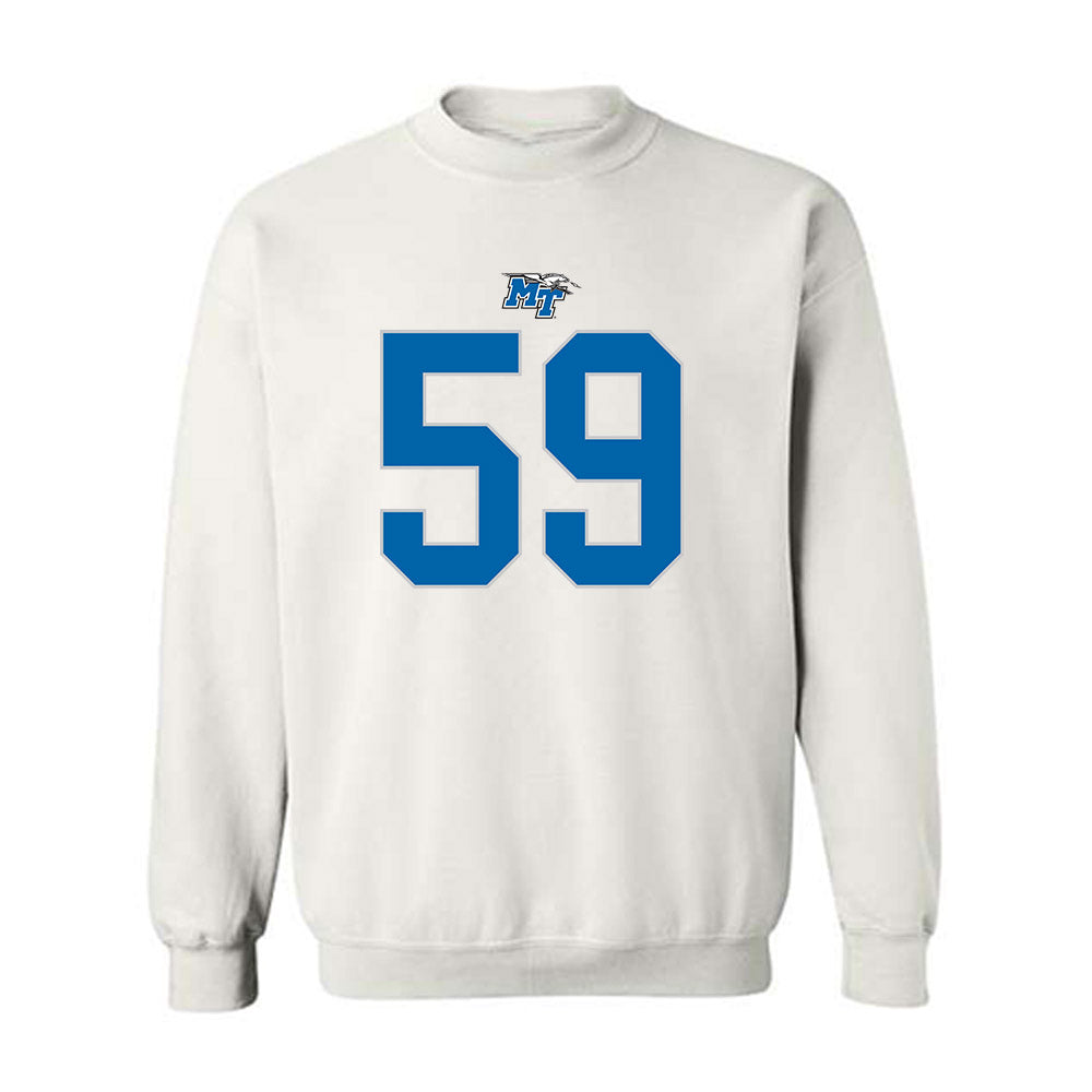 MTSU - NCAA Football : Henry Hamlin - Replica Shersey Crewneck Sweatshirt-0