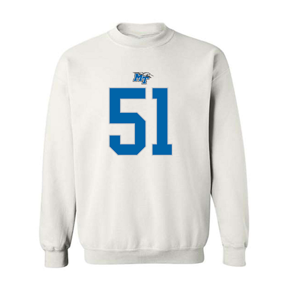 MTSU - NCAA Football : Shane Rochelle - Replica Shersey Crewneck Sweatshirt-0